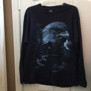 FINAL MARKDOWN Men’s Choice Apparel Bald Eagle LS Tee (L)